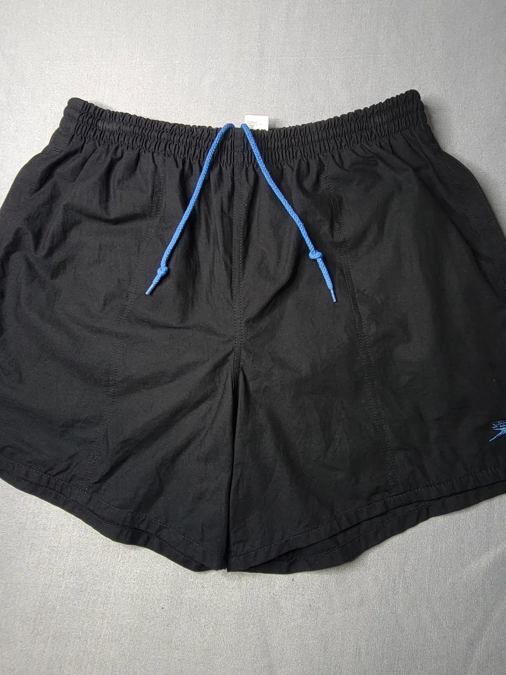 Speedo Vintage Swin Mens Short Nylon Mesh Lined Swinwear 90' Size L